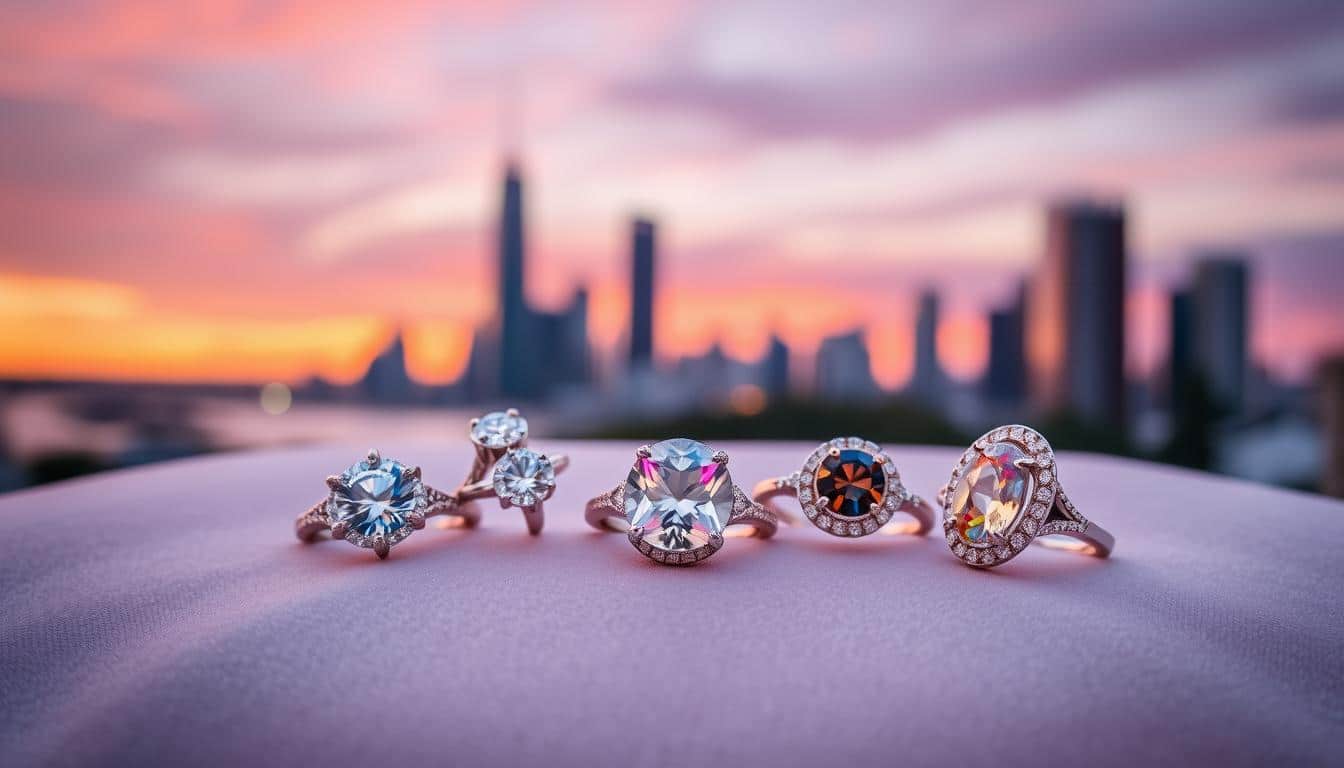 zircon engagement rings in Brisbane